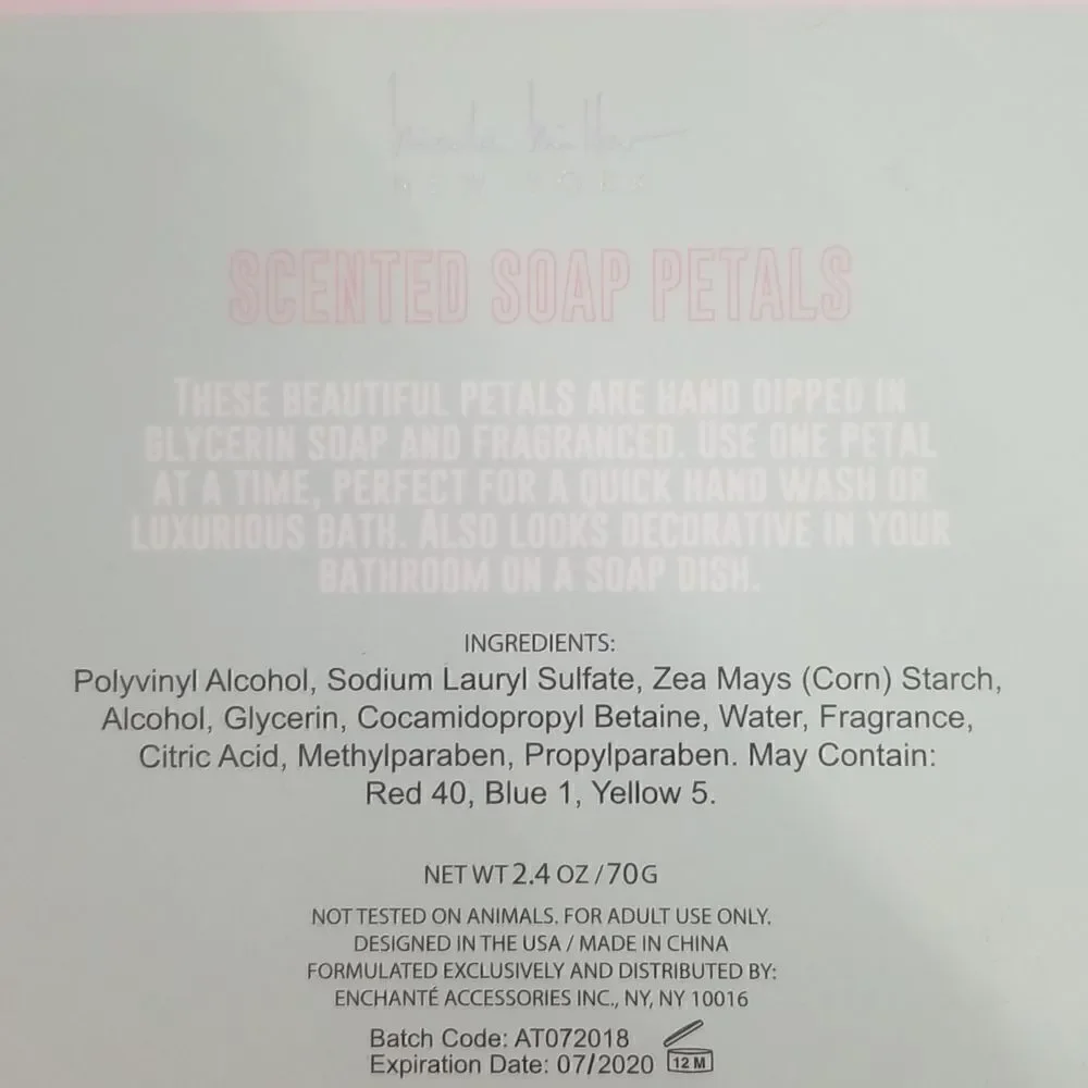 NIB scented soap petals